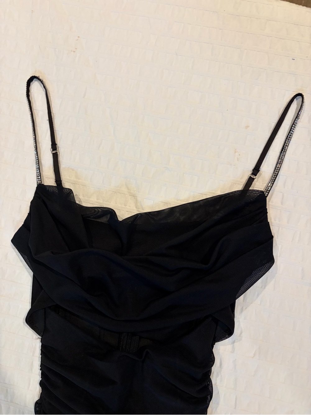 Oh Polly Black Ruched Bodycon Mini Dress - Women - Picture 6 of 7